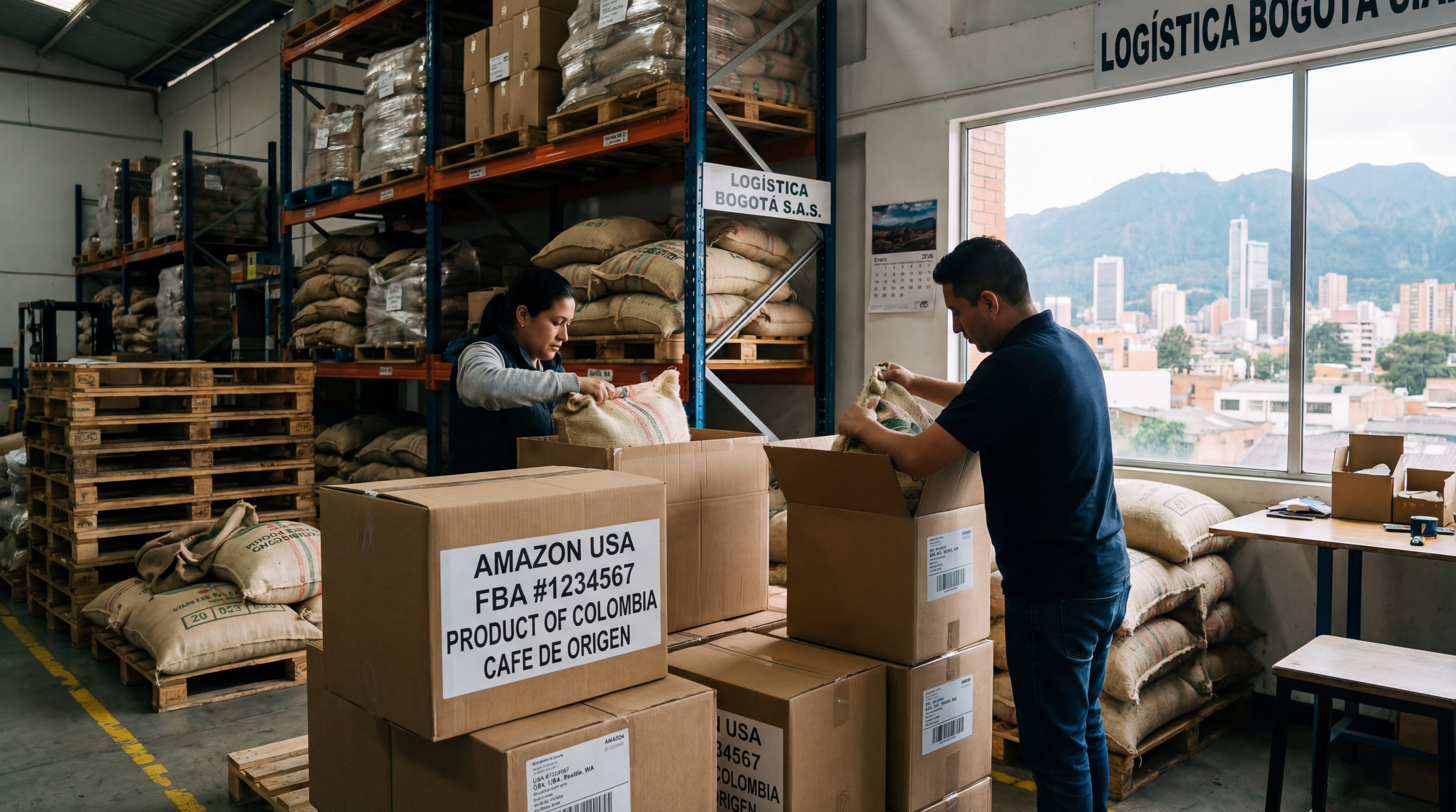 Logística de Colombia a USA